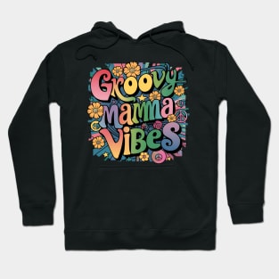 Groovy Mama Vibes | T Shirt Design Hoodie